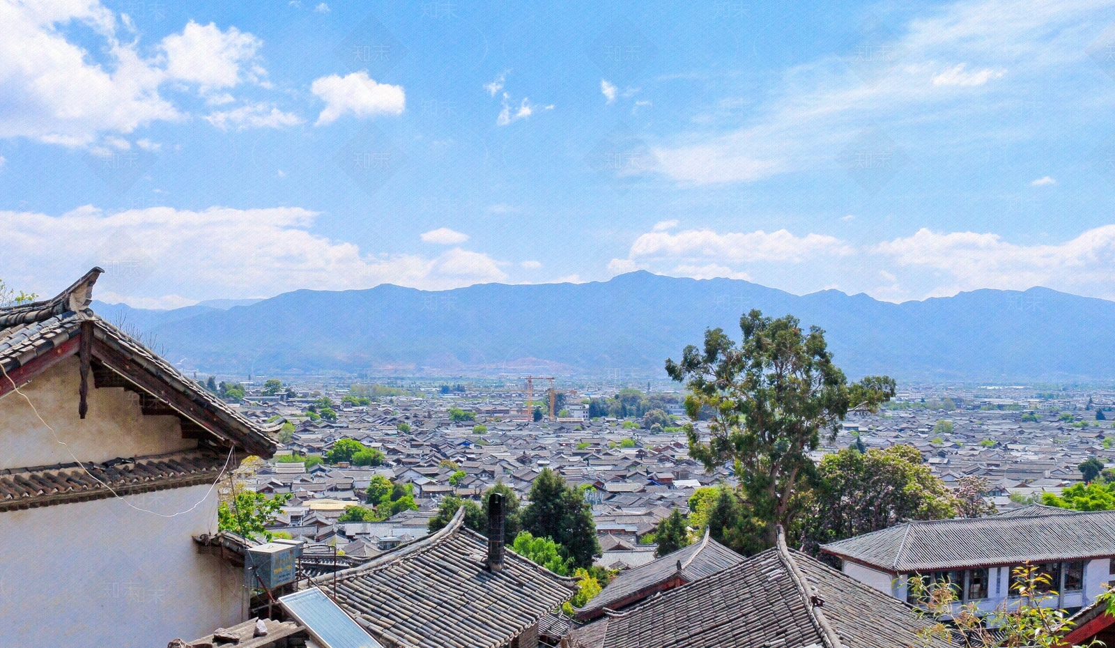 白天古镇城市外景贴图下载【ID:1155868197】