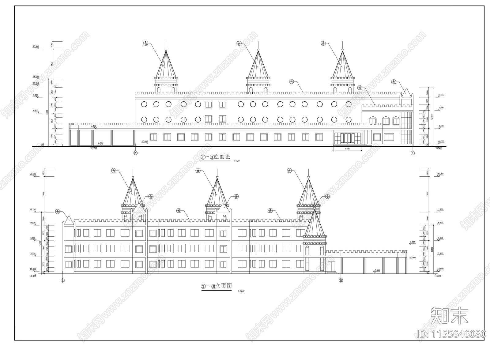 幼儿园建筑cad施工图下载【ID:1155646080】