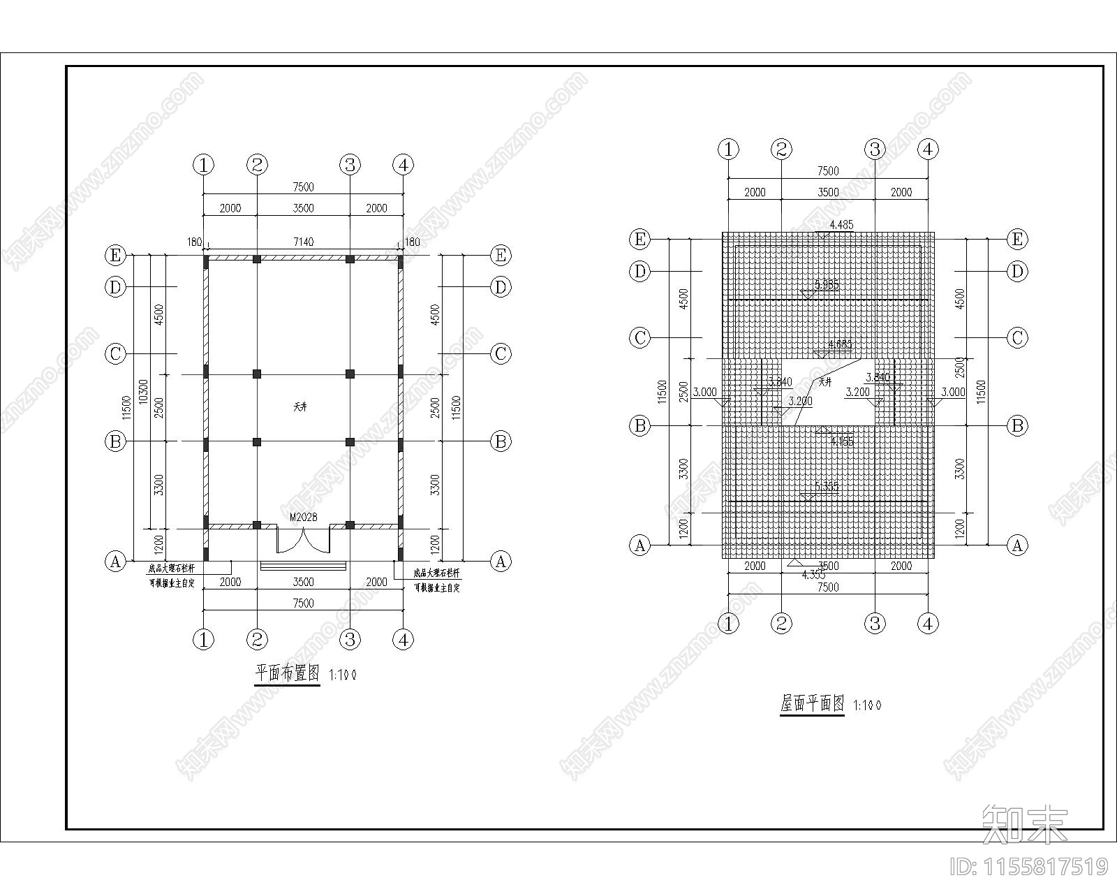 古建筑cad施工图下载【ID:1155817519】