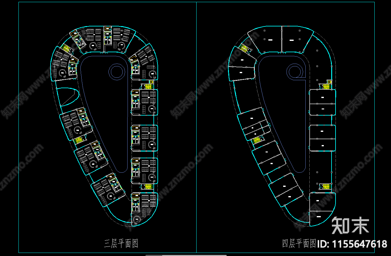 深圳21班幼儿园平面图cad施工图下载【ID:1155647618】