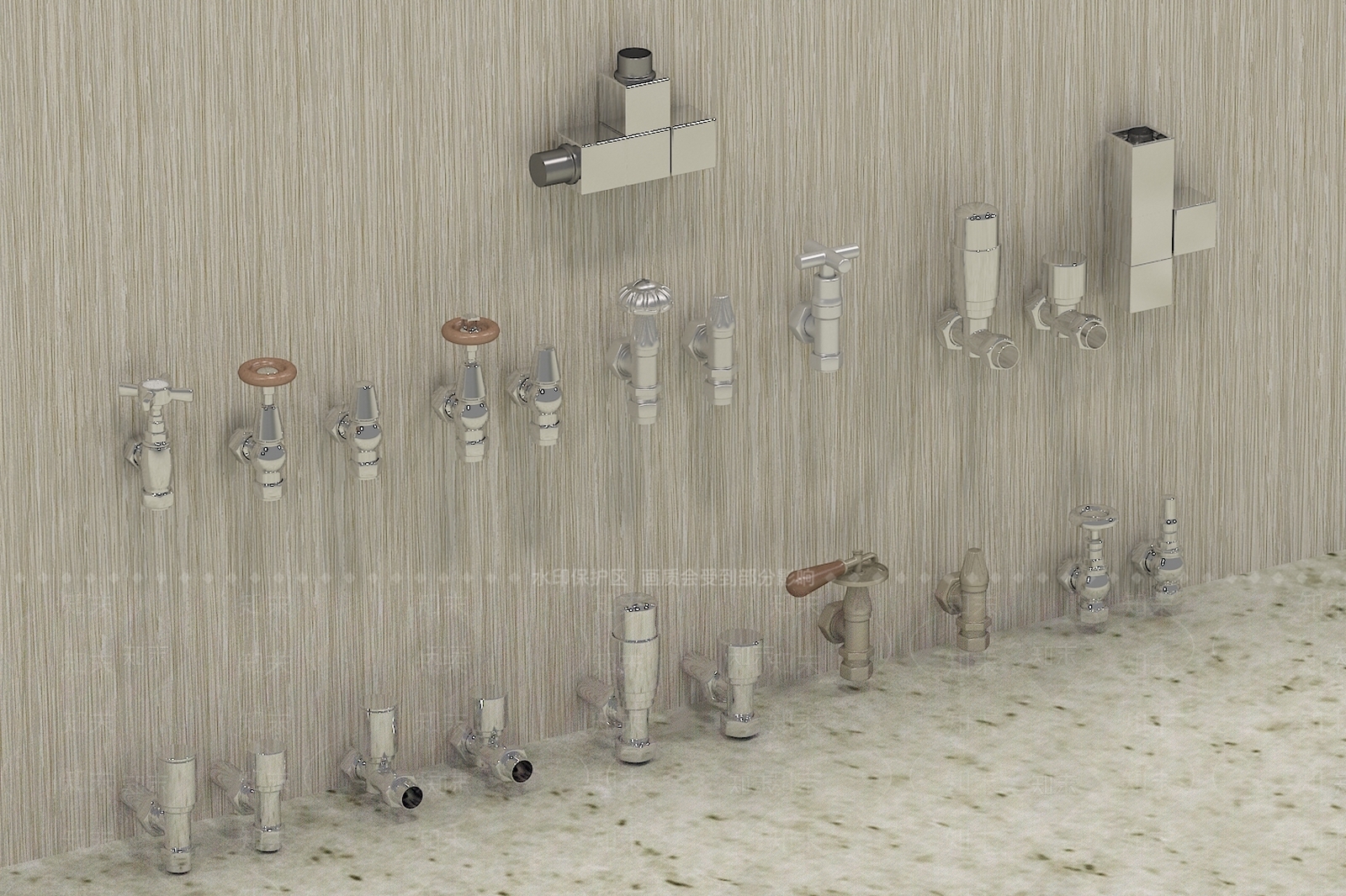 暖气开关阀门3D模型下载【ID:1155668848】