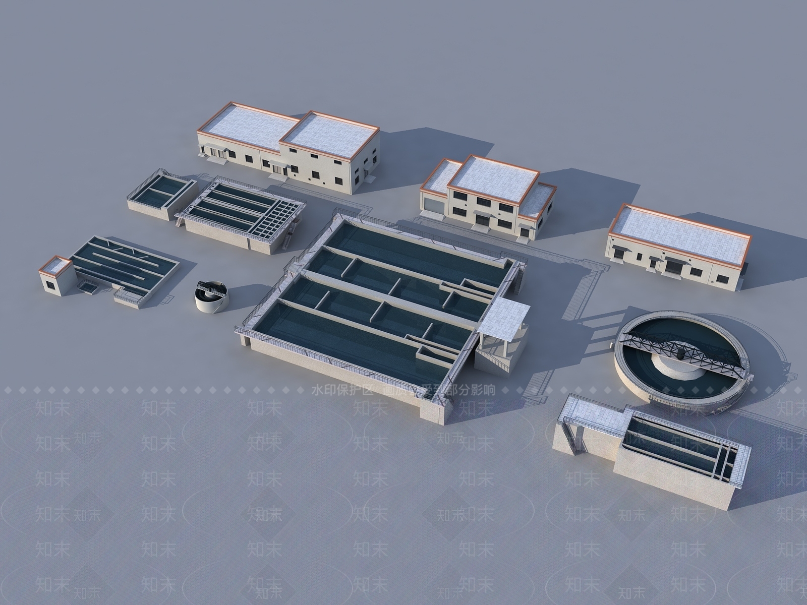 现代厂房3D模型下载【ID:1155672158】