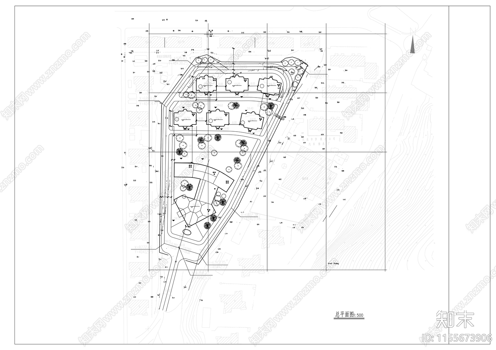 少儿图书馆建筑cad施工图下载【ID:1155673906】