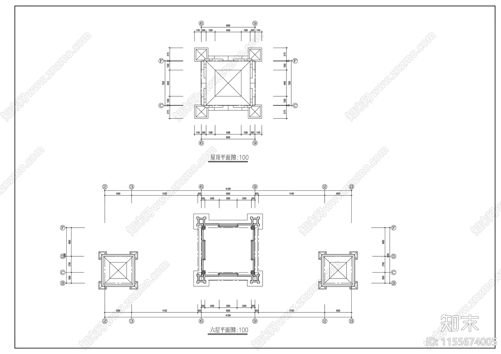 圣经学校建筑cad施工图下载【ID:1155674005】