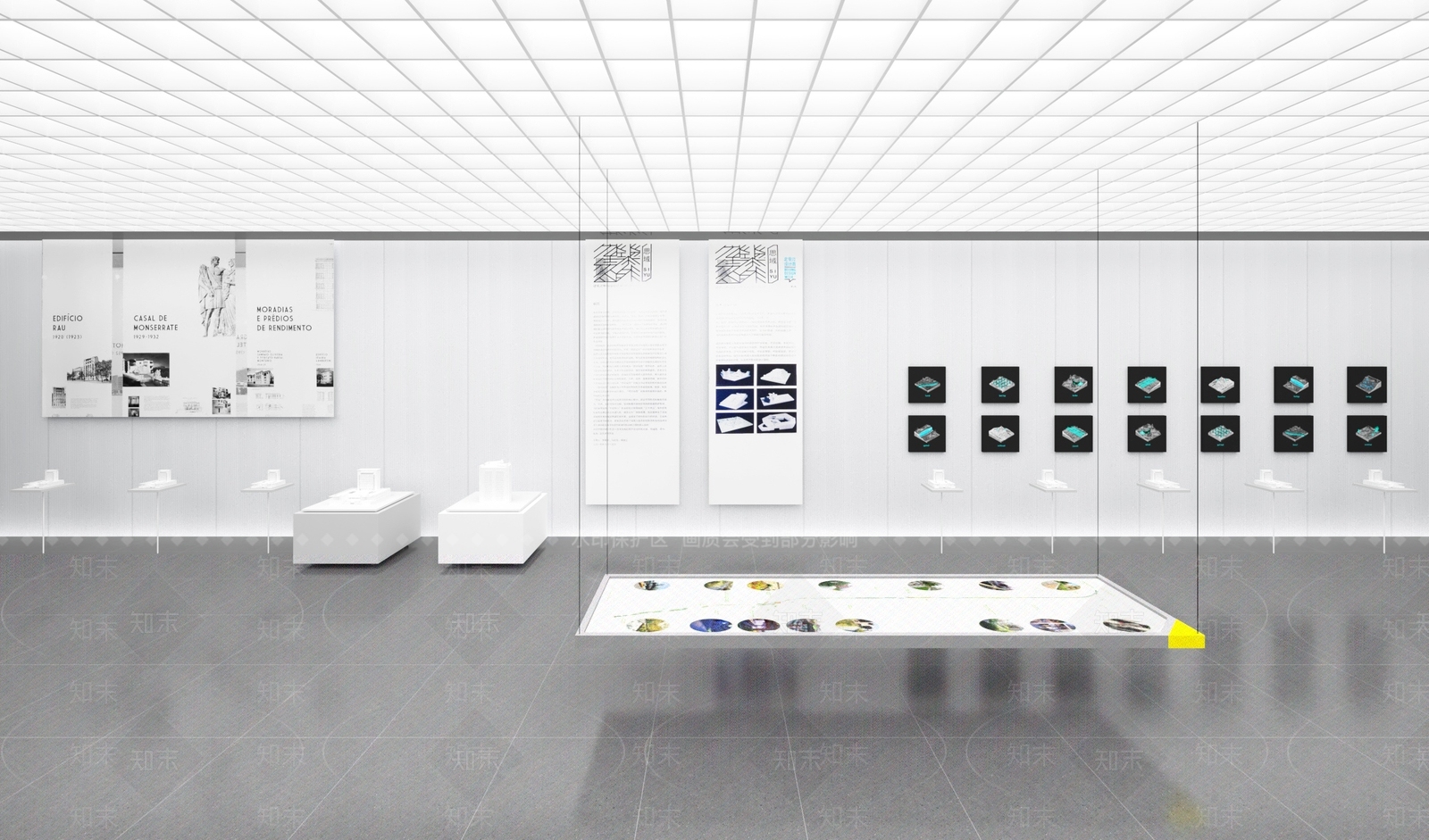 现代文化展厅SU模型精品下载_SketchUp模型_知末网