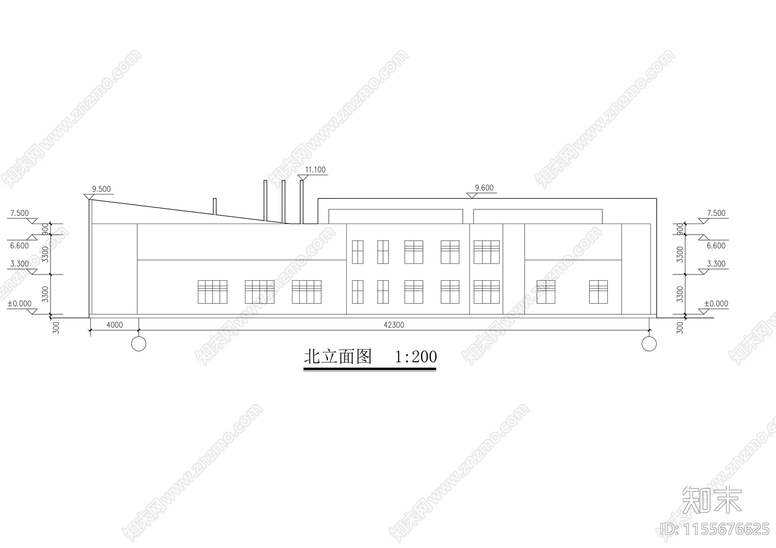 幼儿园建筑cad施工图下载【ID:1155676625】