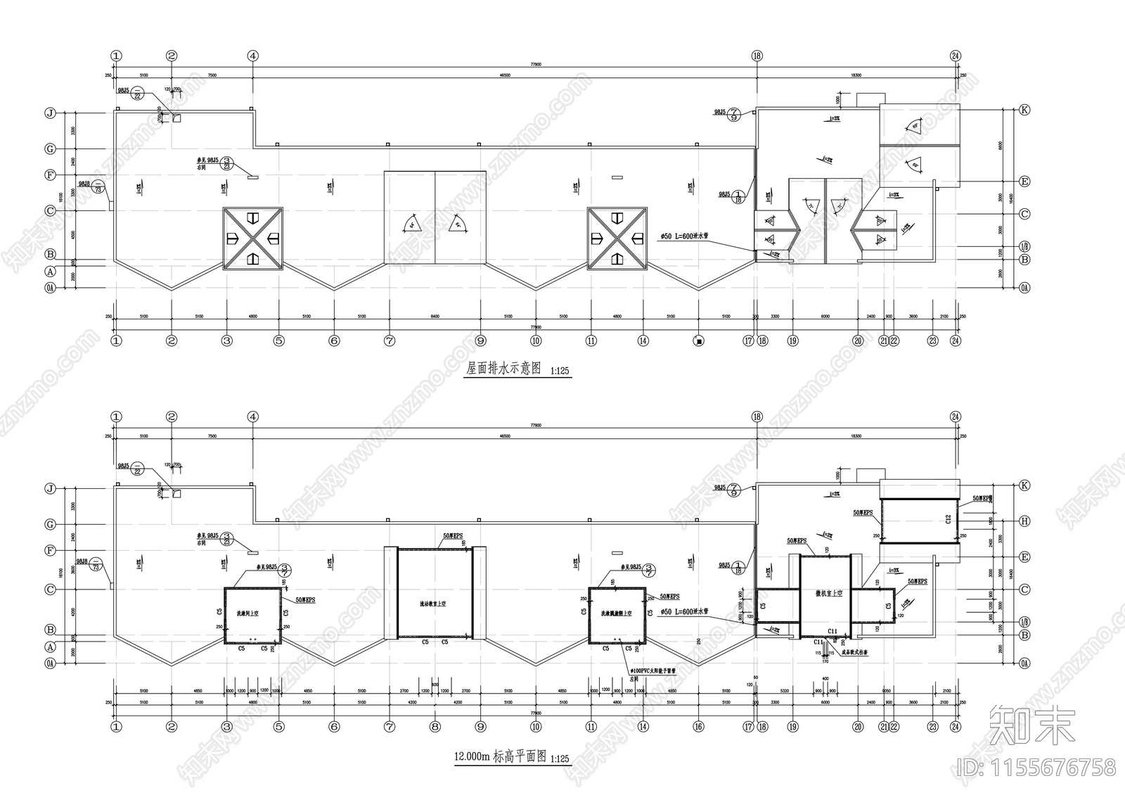 幼儿园建筑cad施工图下载【ID:1155676758】