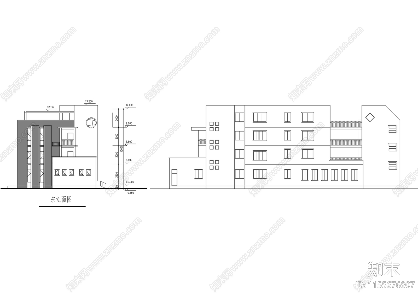 幼儿园建筑cad施工图下载【ID:1155676807】