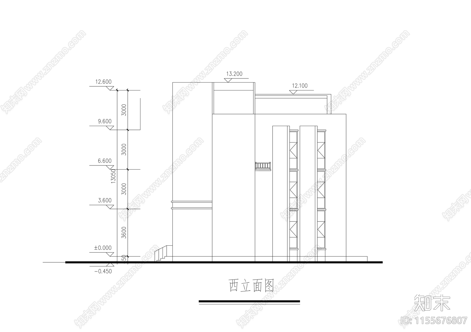 幼儿园建筑cad施工图下载【ID:1155676807】