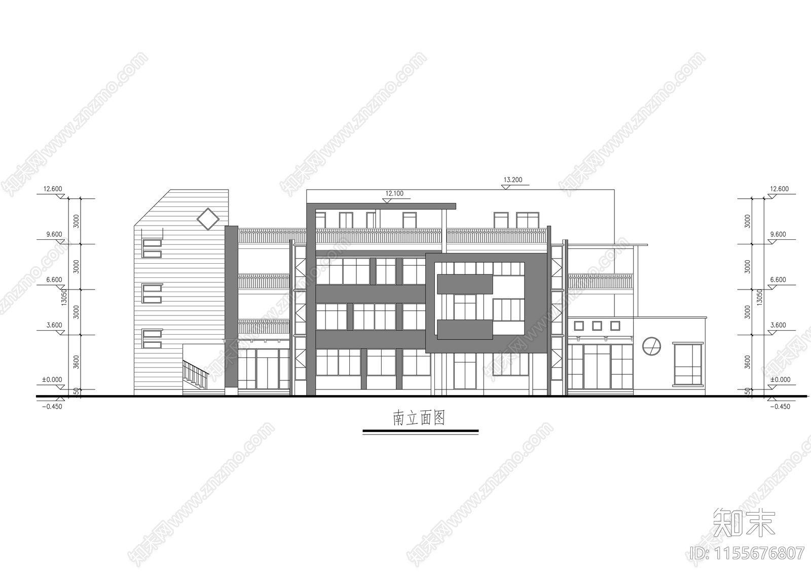 幼儿园建筑cad施工图下载【ID:1155676807】