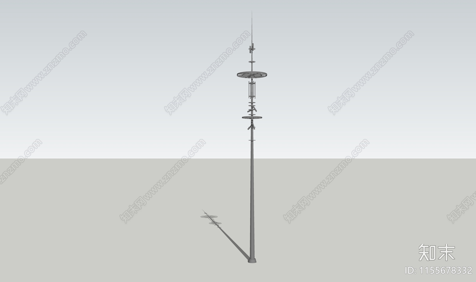 5G型号塔SU模型下载【ID:1155678332】