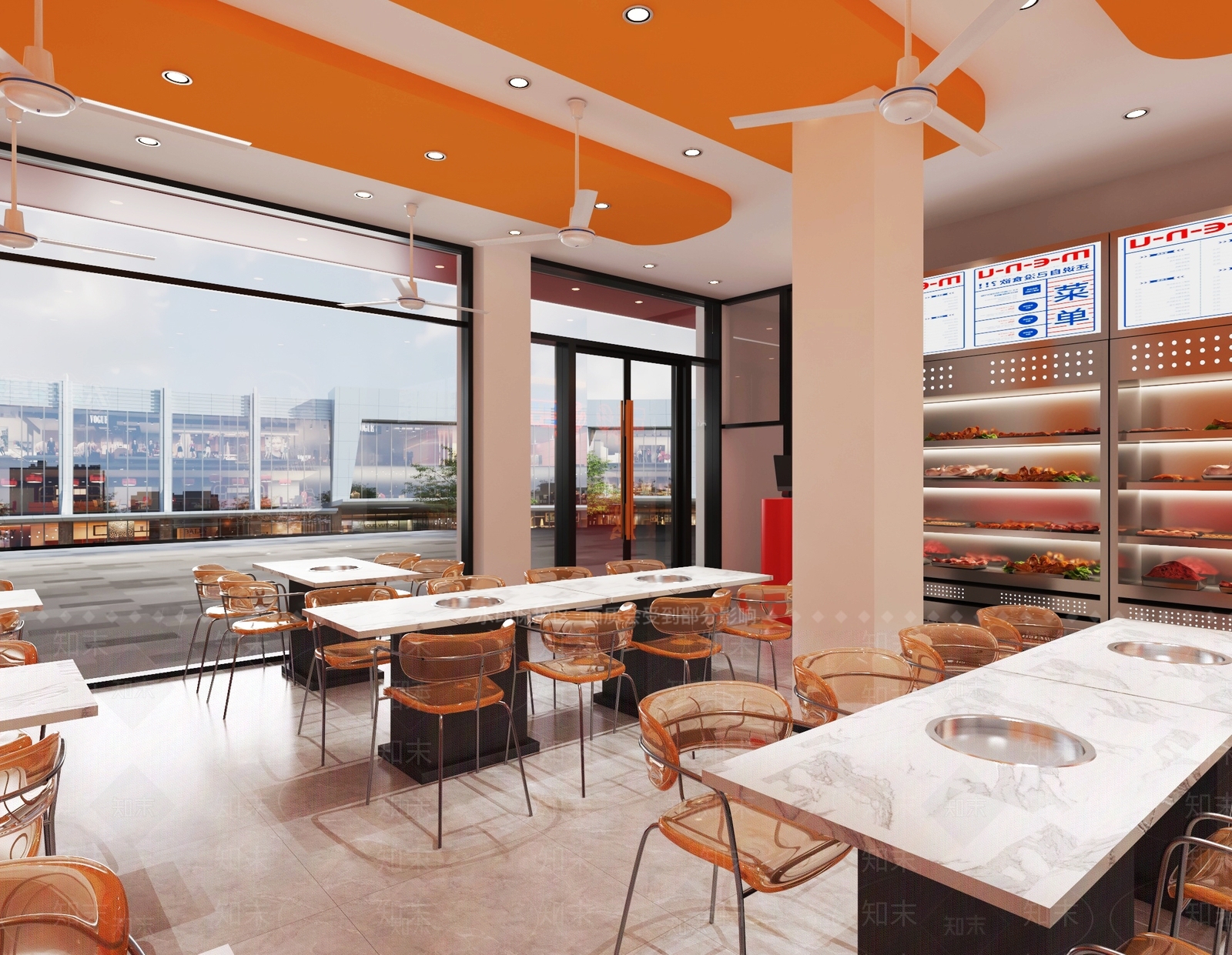 现代烧烤店3D模型下载【ID:1155678997】