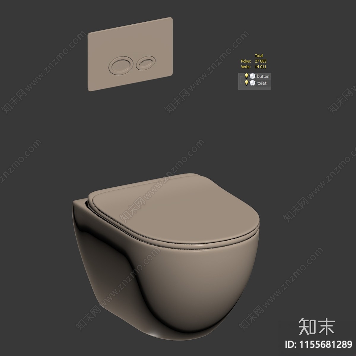 马桶3D模型下载【ID:1155681289】