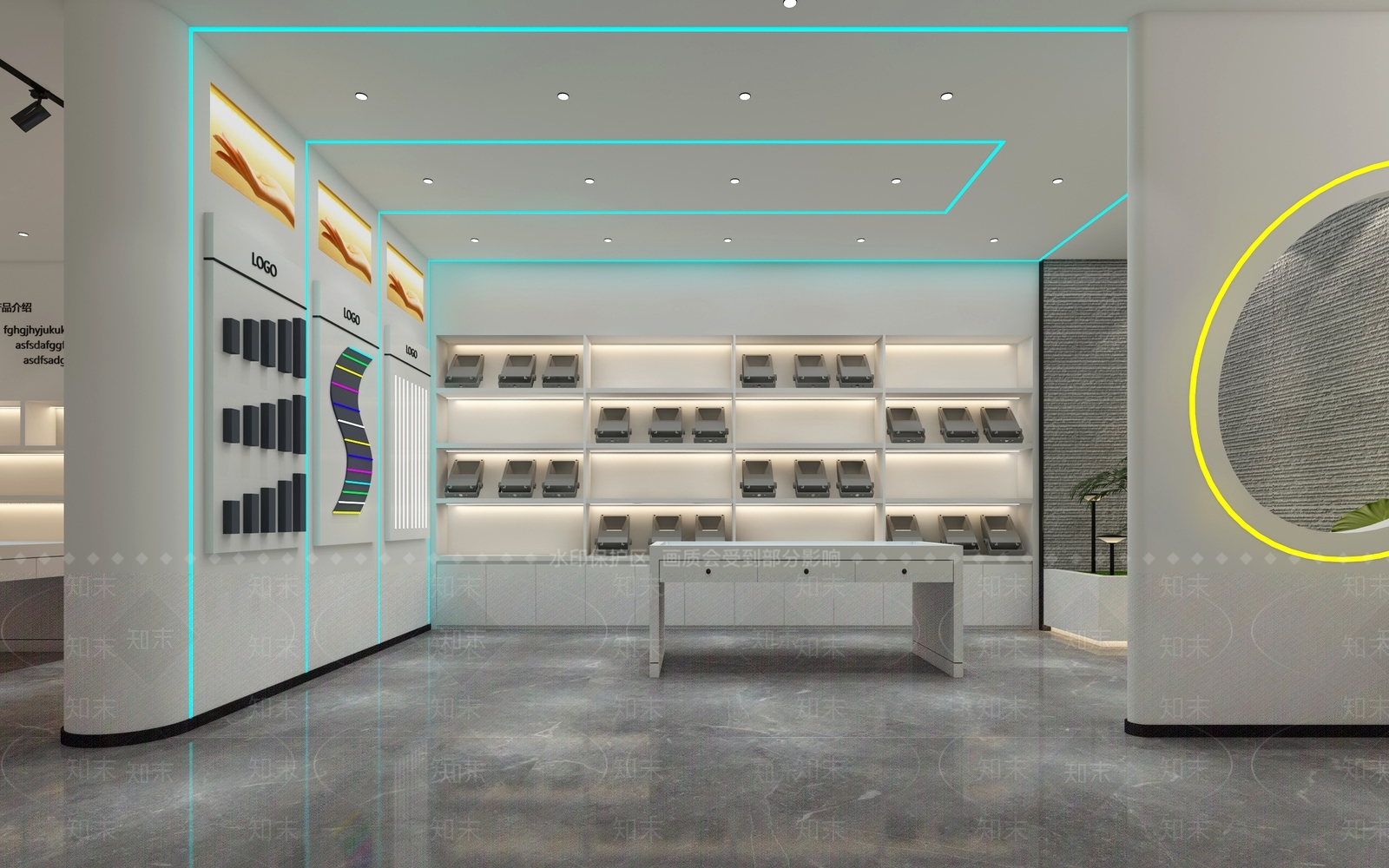 现代家居专卖店3D模型下载【ID:1155721779】