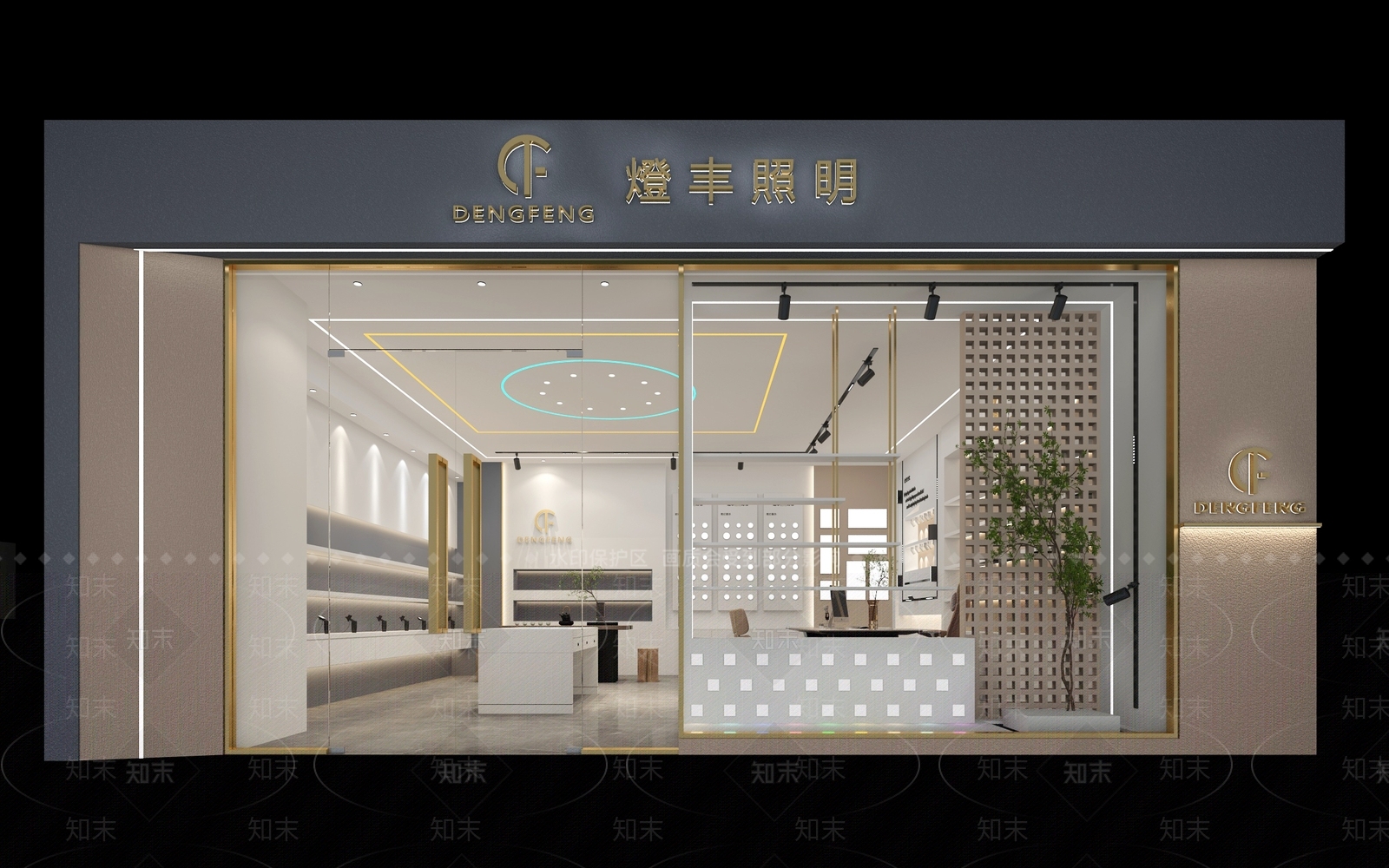 现代家居专卖店3D模型下载【ID:1155722397】