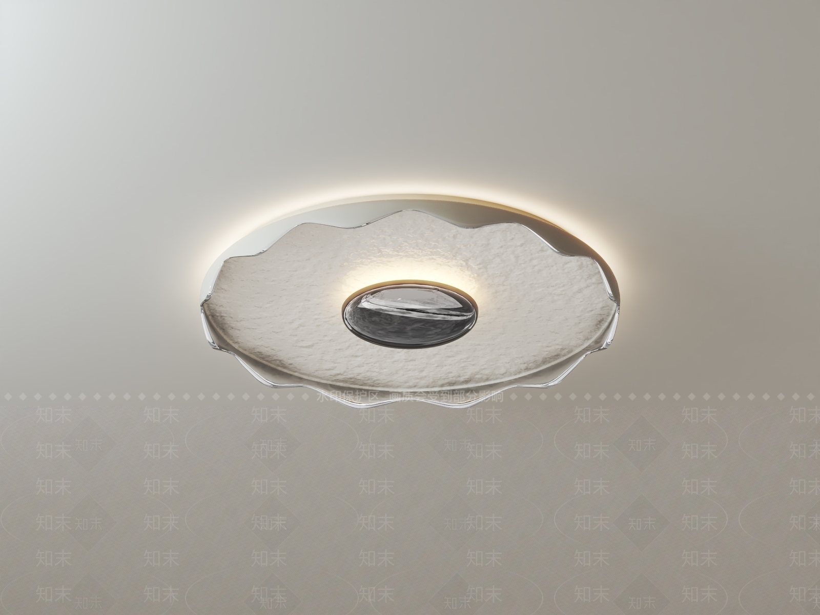 现代吸顶灯3D模型下载【ID:1155725712】