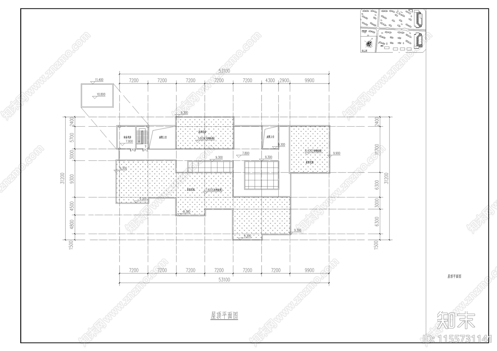 6班幼儿园建筑cad施工图下载【ID:1155731141】