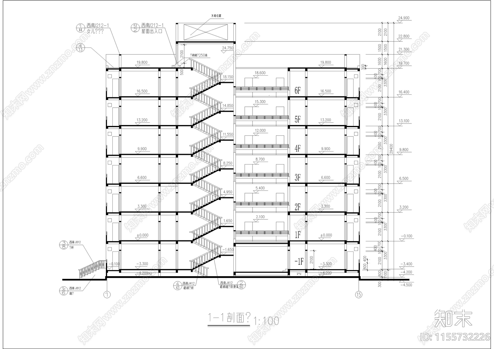 6960cad施工图下载【ID:1155732226】