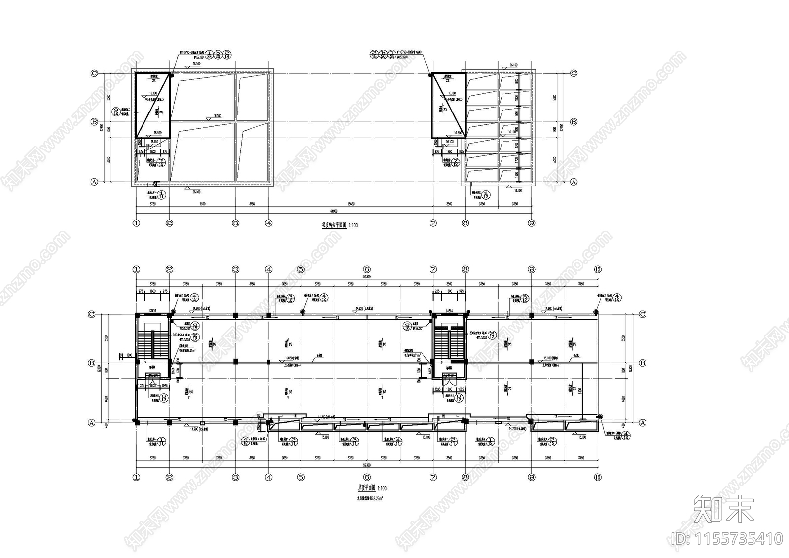 中小学教学楼建筑cad施工图下载【ID:1155735410】