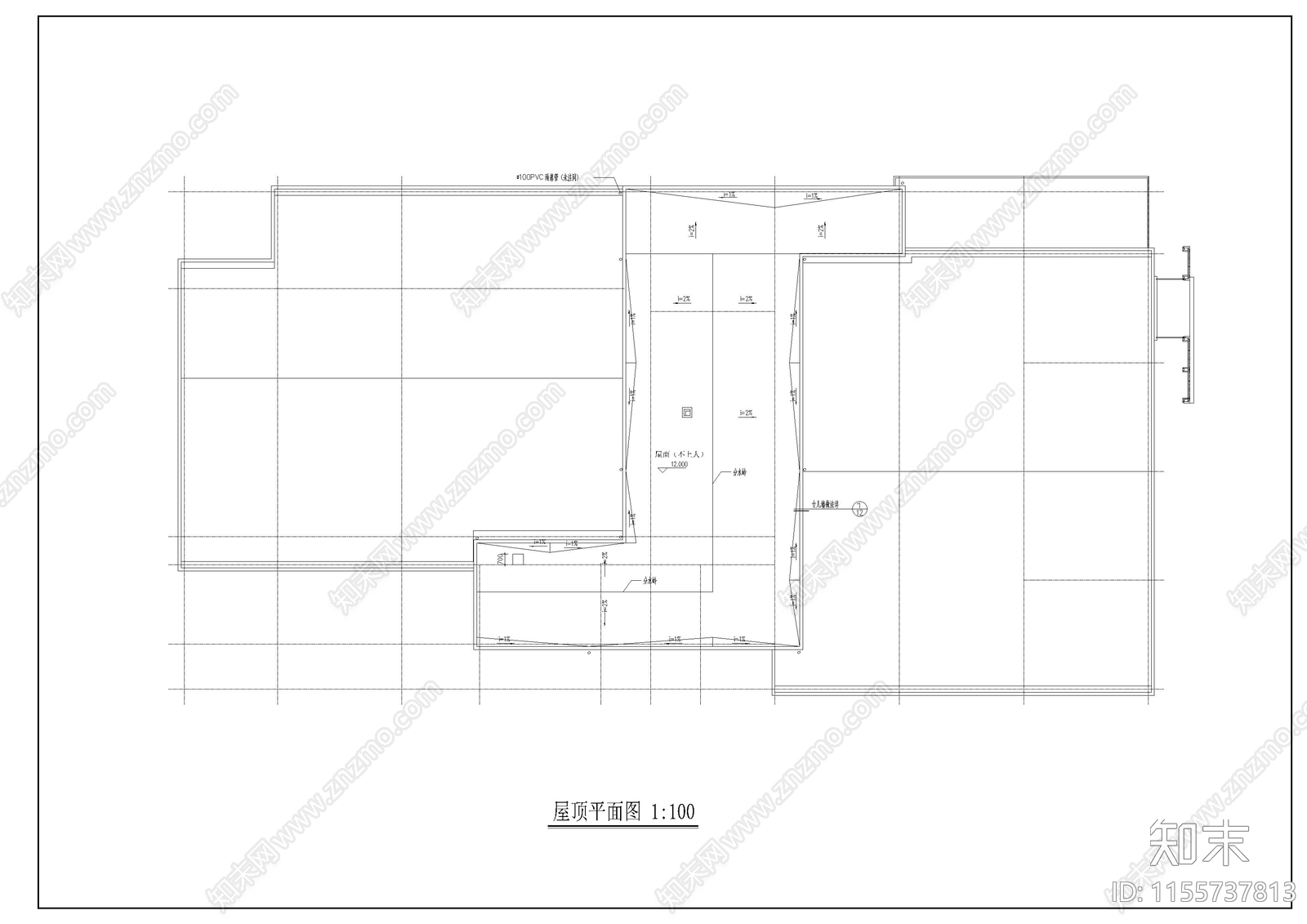 雪佛兰4S店建筑和装修图cad施工图下载【ID:1155737813】