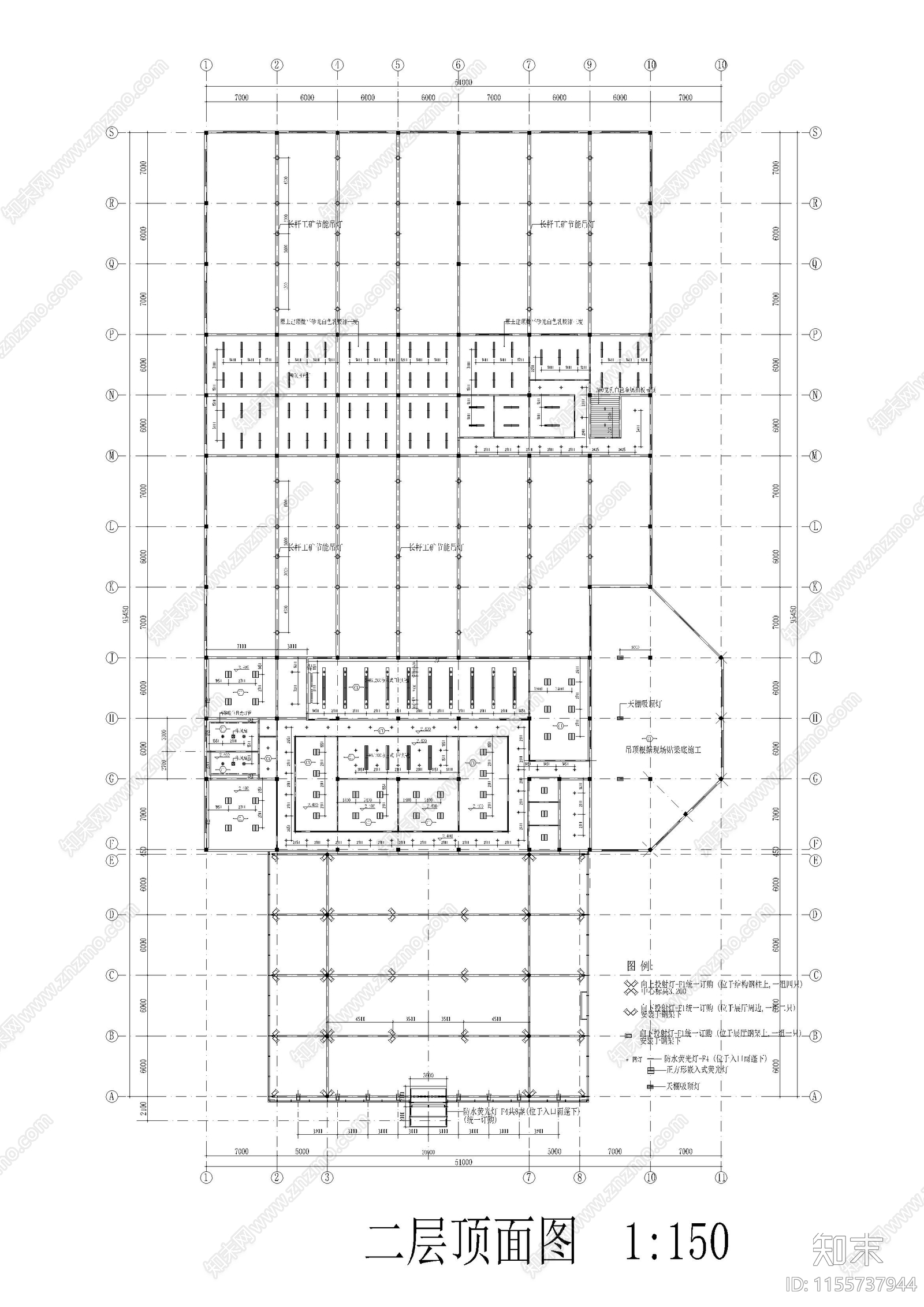 斯柯达4S店装修详图cad施工图下载【ID:1155737944】