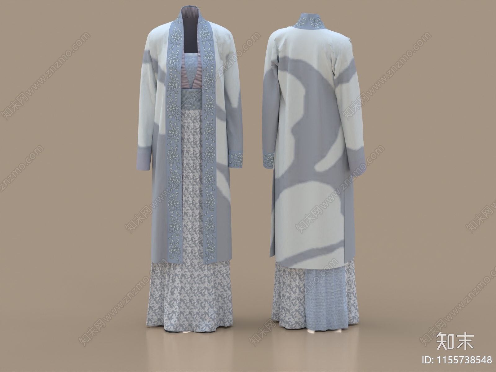 汉服3D模型下载【ID:1155738548】