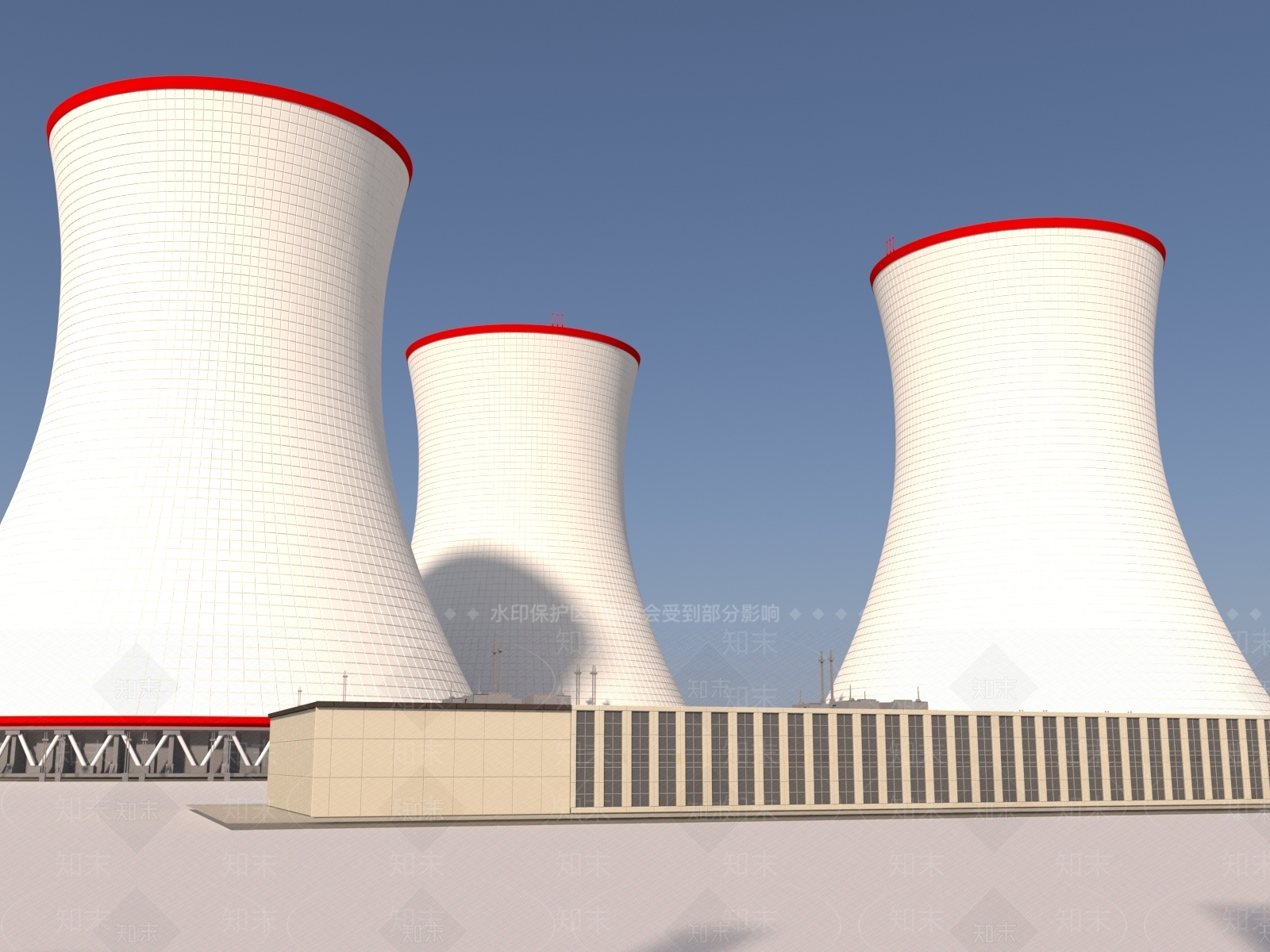现代厂房3D模型下载【ID:1155739435】