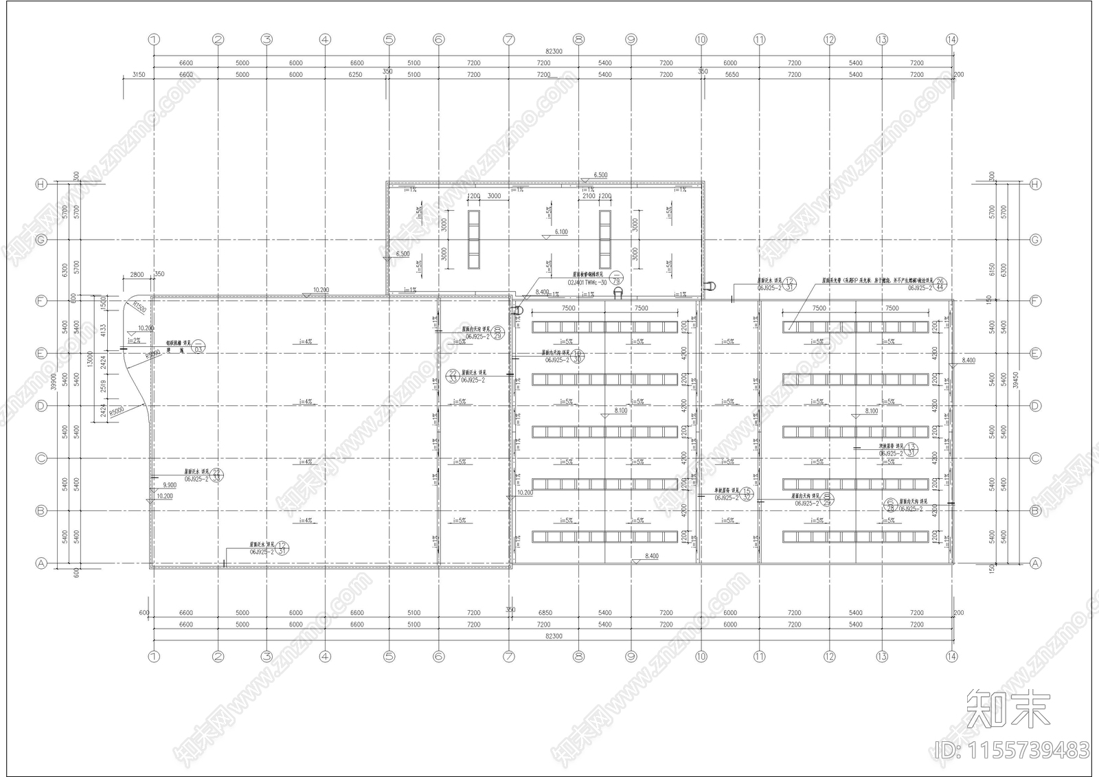 雪铁龙C级店建筑图cad施工图下载【ID:1155739483】