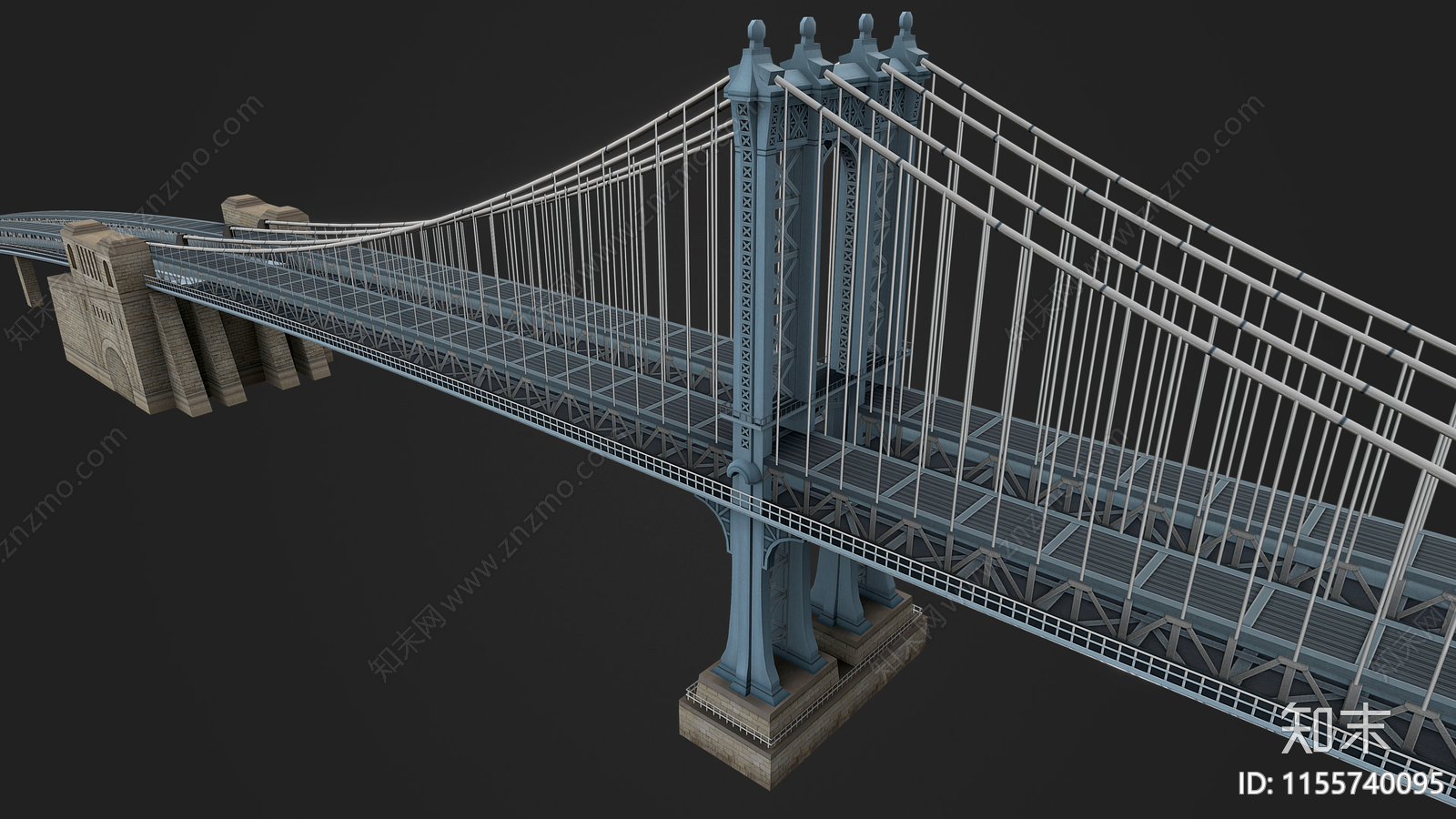 现代高架桥3D模型下载【ID:1155740095】
