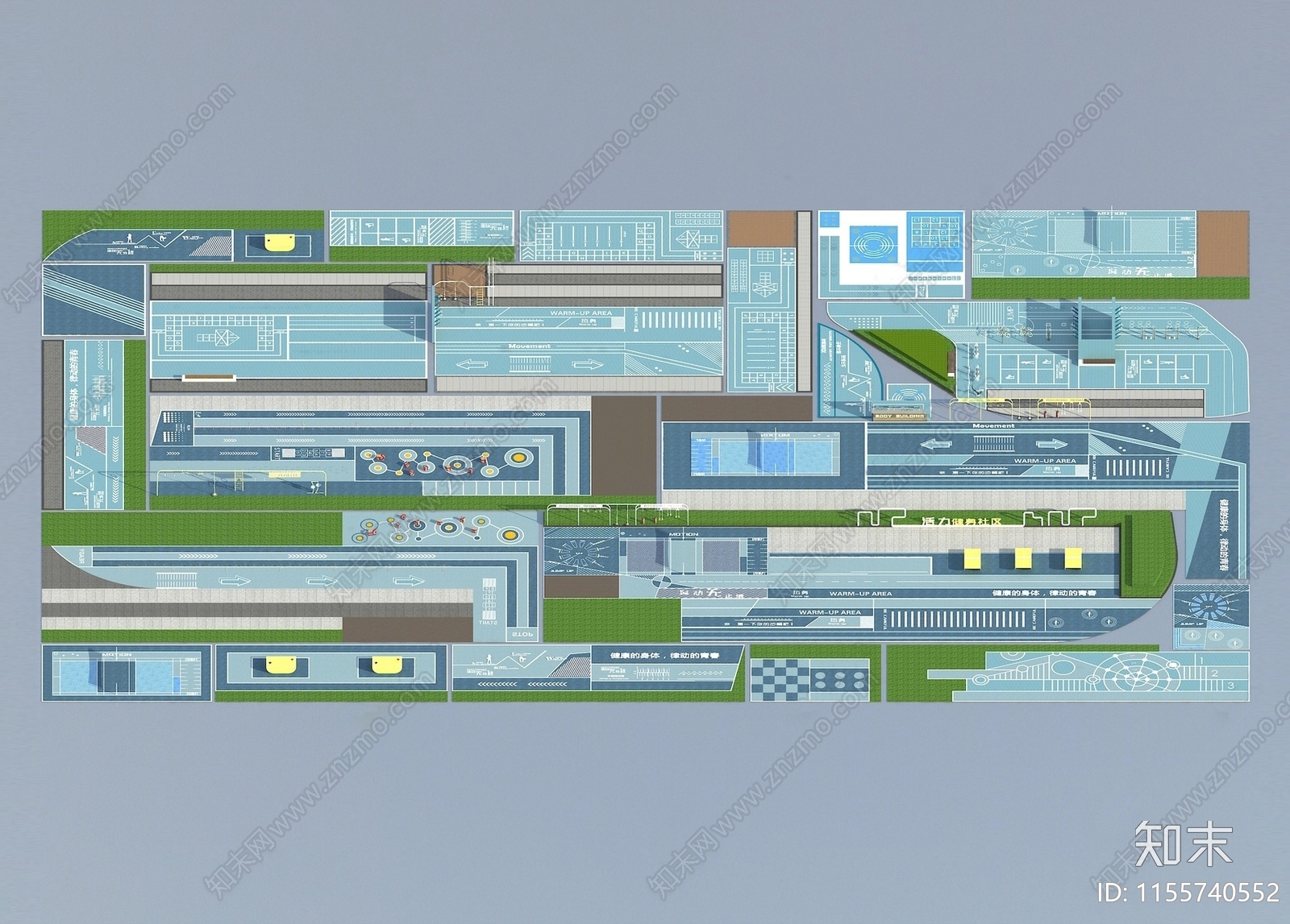 现代运动器材3D模型下载【ID:1155740552】