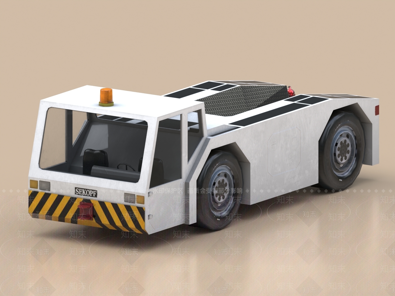 飞机牵引车3D模型下载【ID:1155741392】