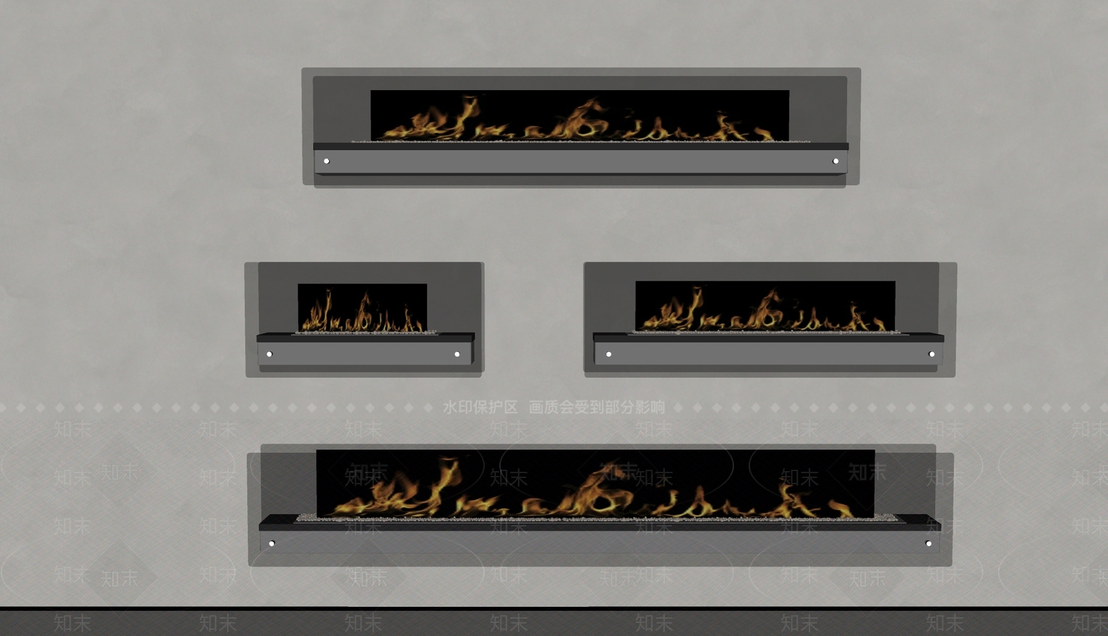 kvadro现代壁炉SU模型下载【ID:1155746321】