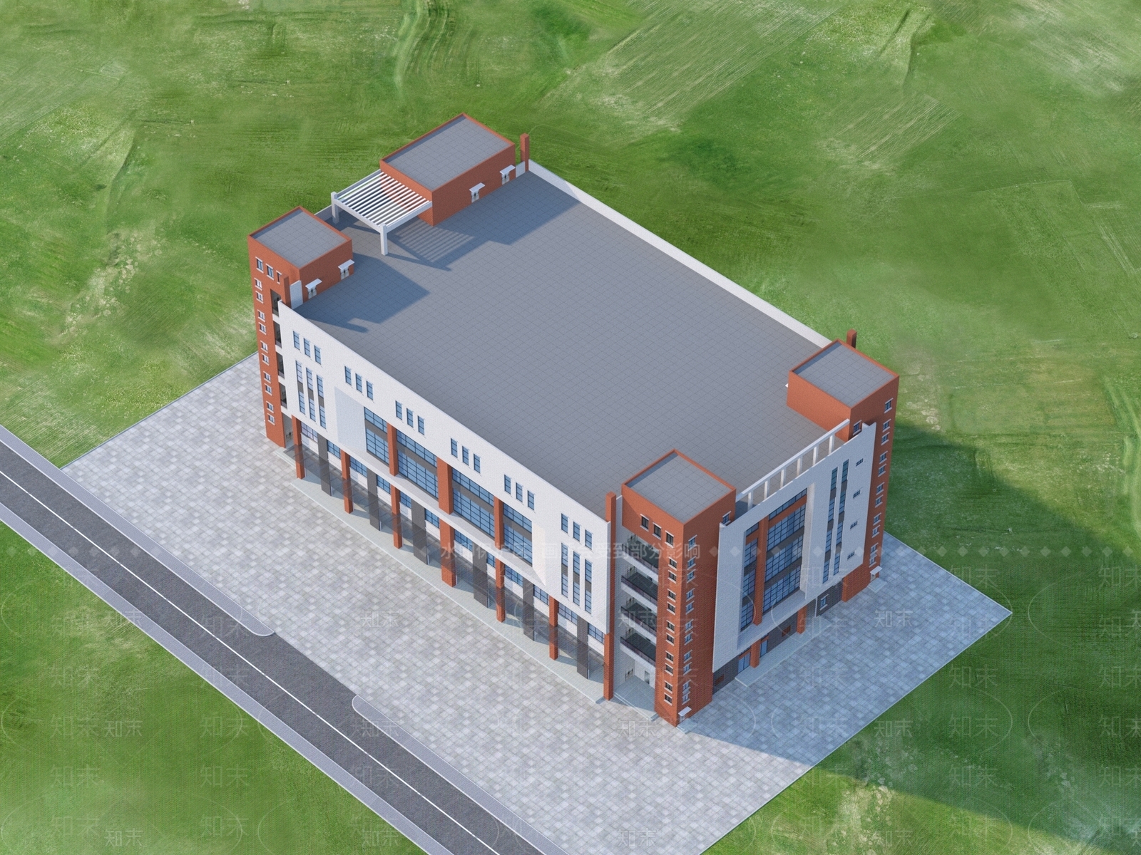 现代厂房3D模型下载【ID:1155748168】