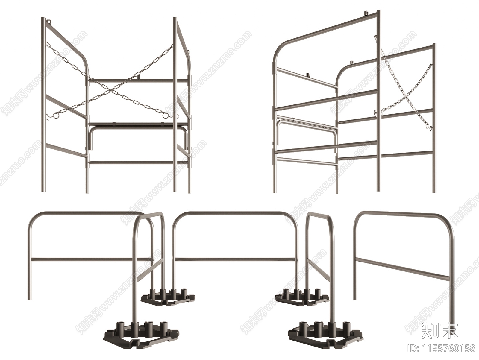 现代护栏3D模型下载【ID:1155760158】