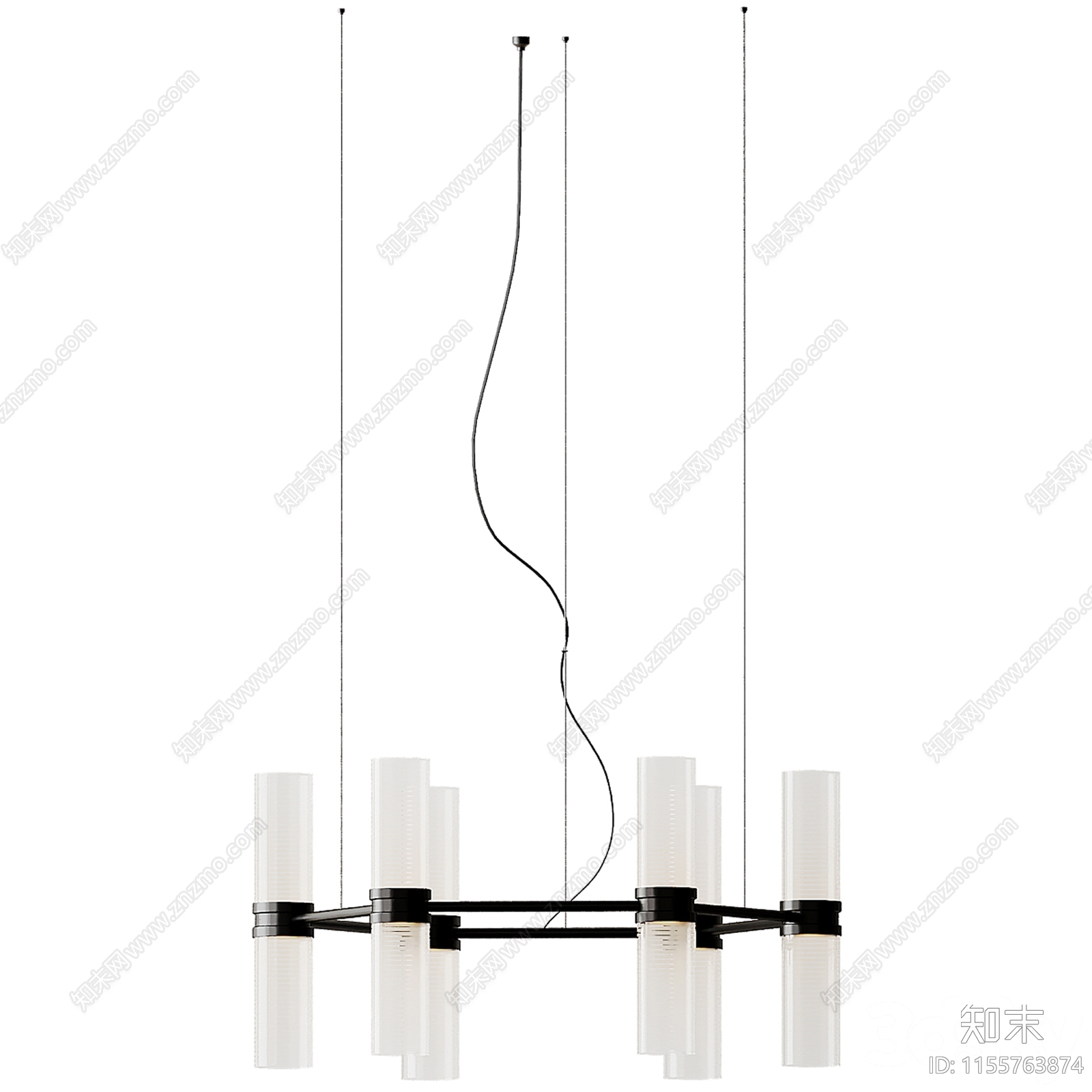 现代吊灯3D模型下载【ID:1155763874】