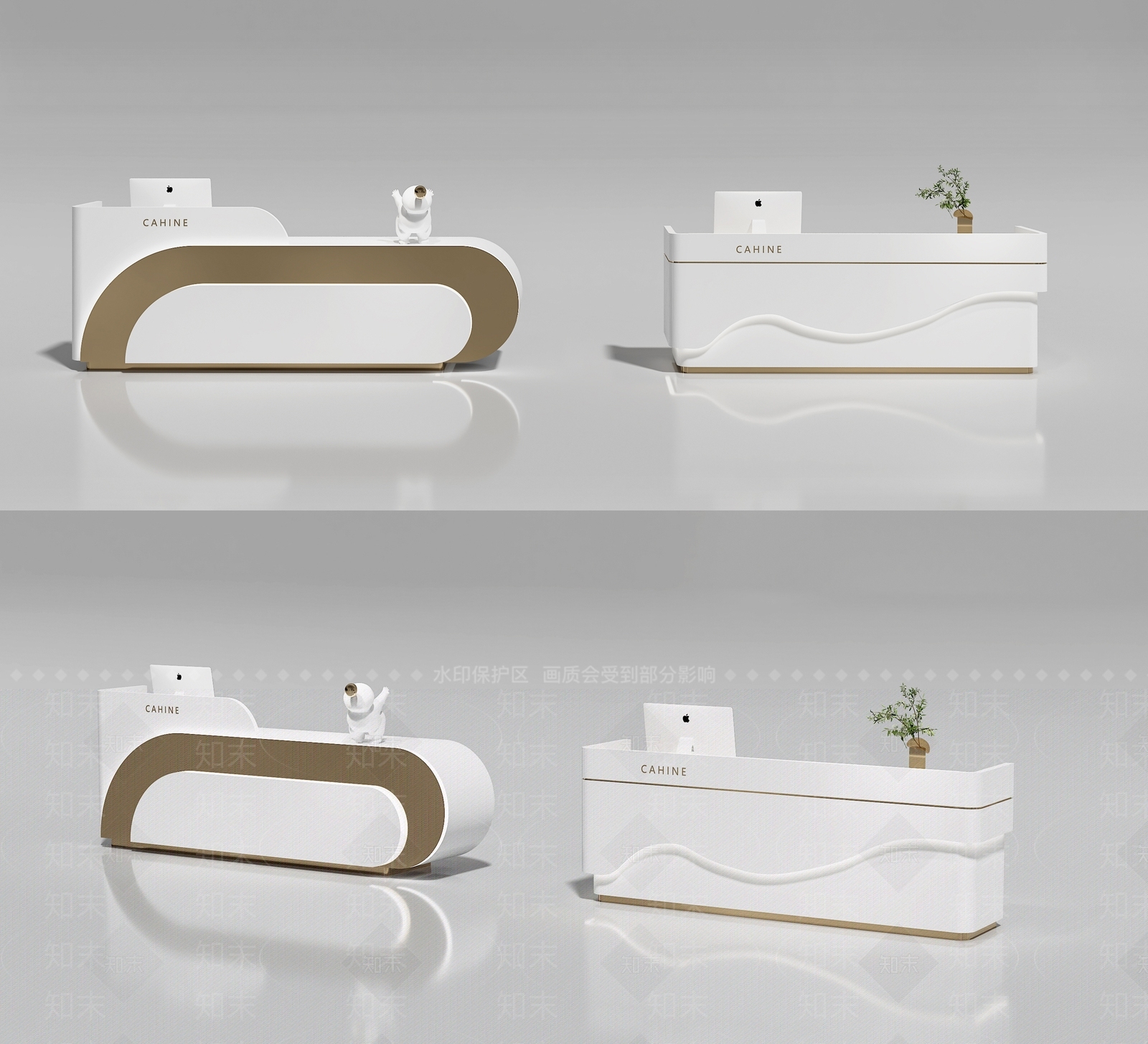 现代前台3D模型下载【ID:1155772285】