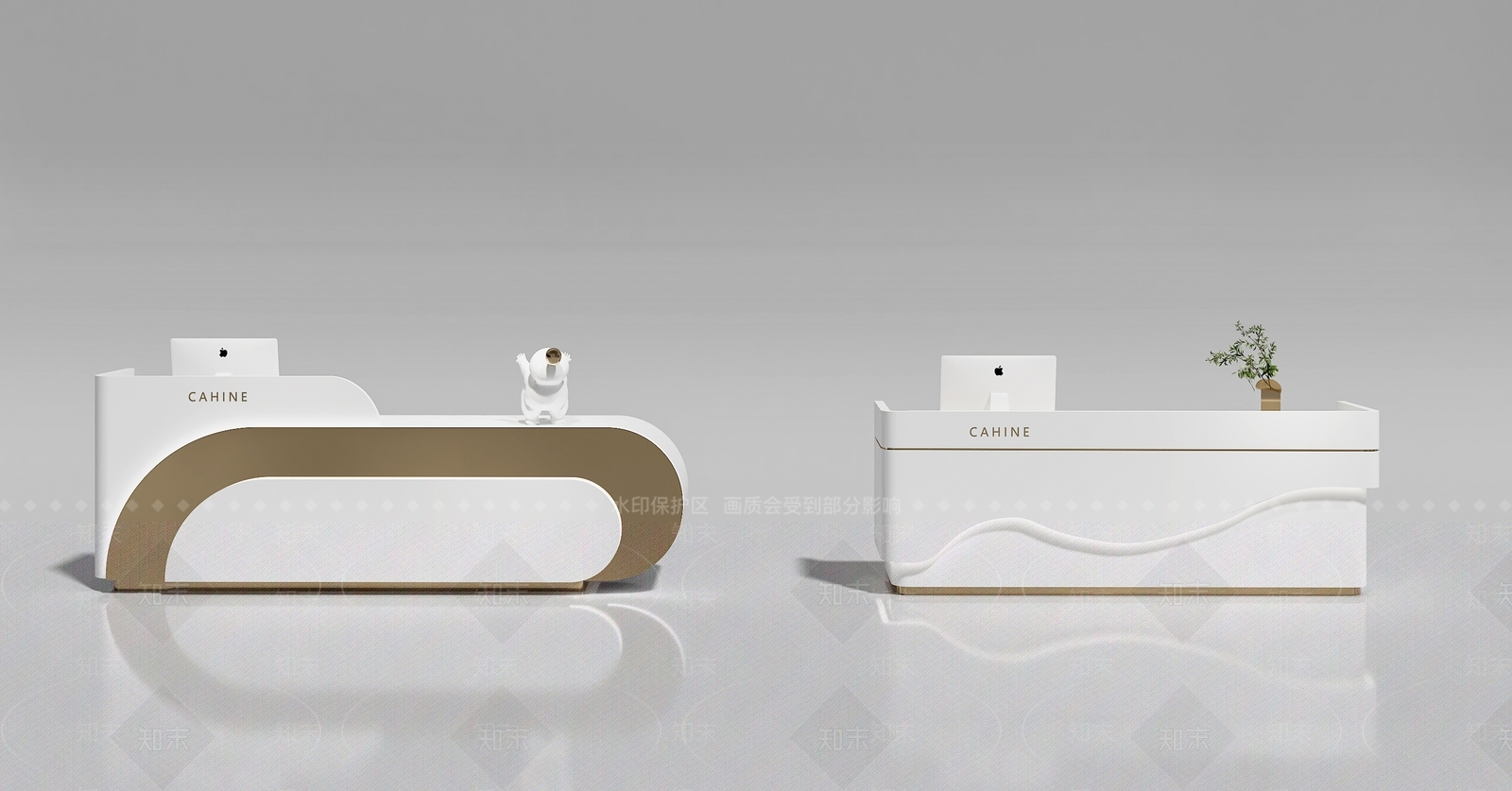 现代前台3D模型下载【ID:1155772285】