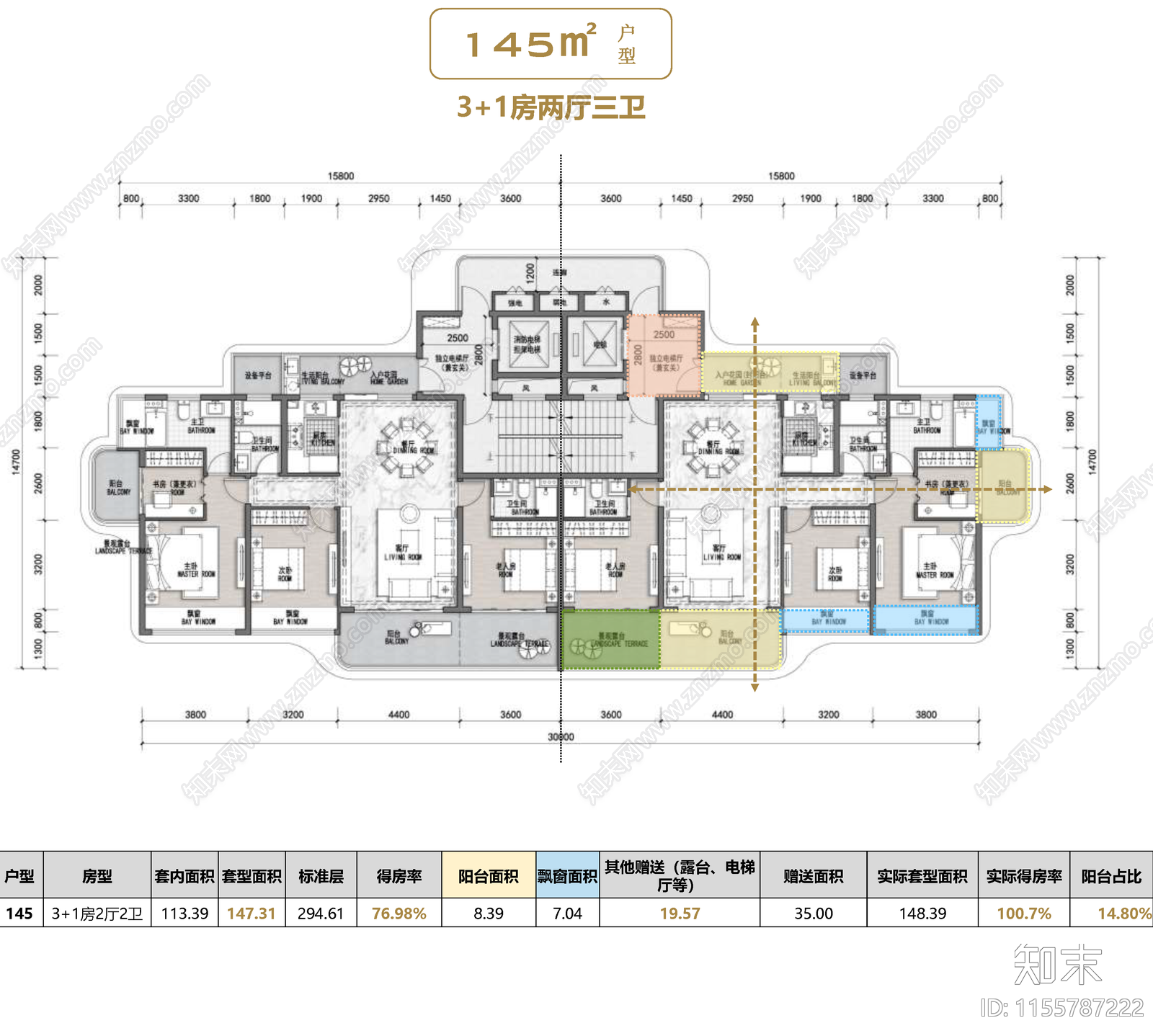 第四代住宅145施工图下载【ID:1155787222】