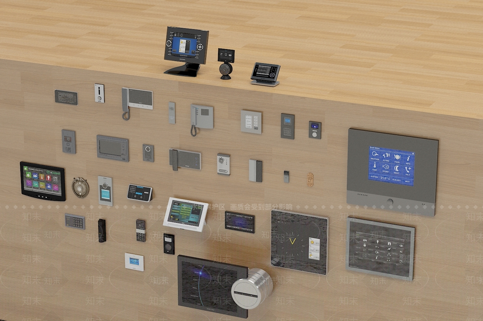 现代可视门禁3D模型下载【ID:1155788146】