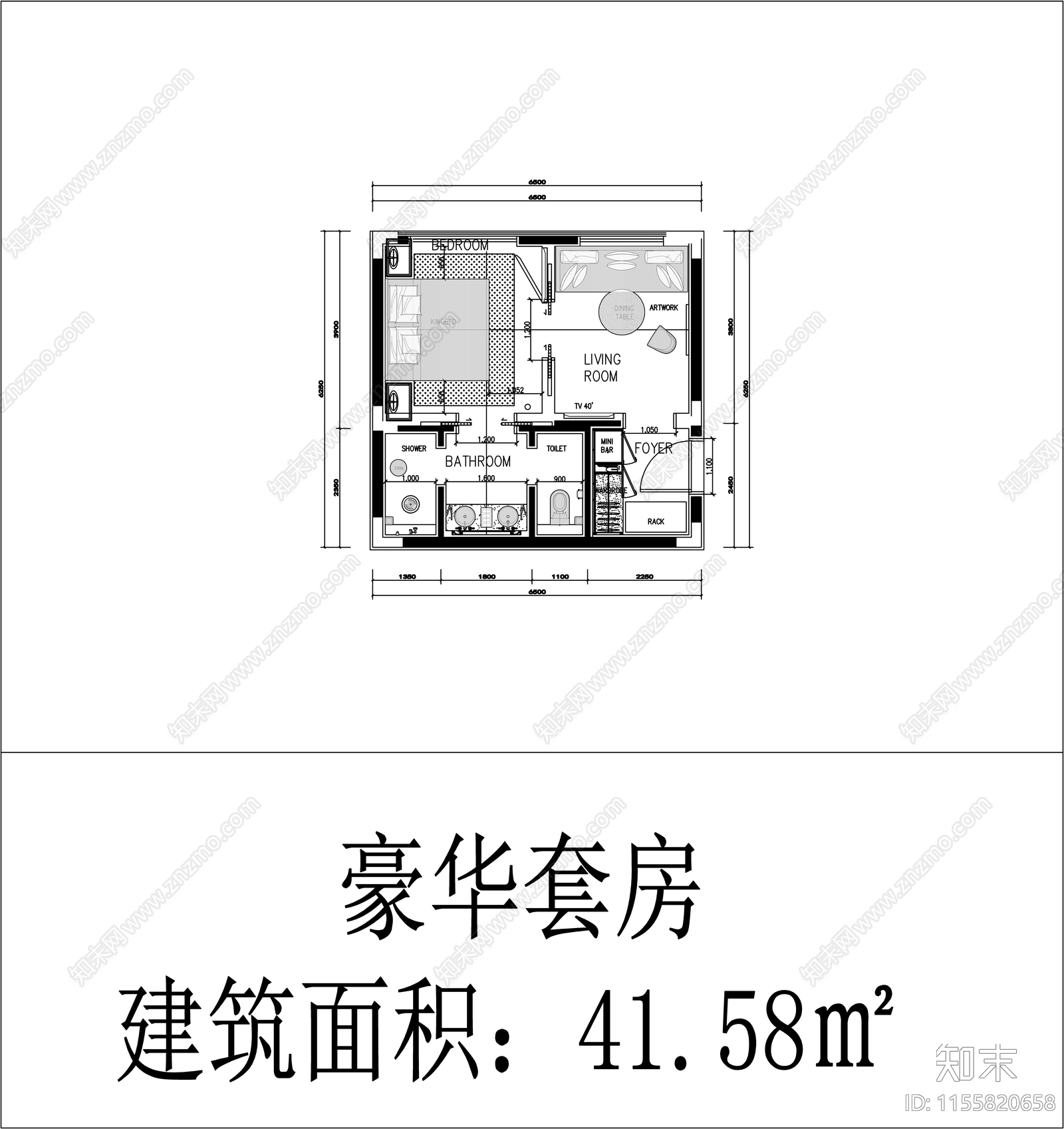 50套安缦君悦柏悦城家高端酒店民宿客房平面施工图下载【ID:1155820658】