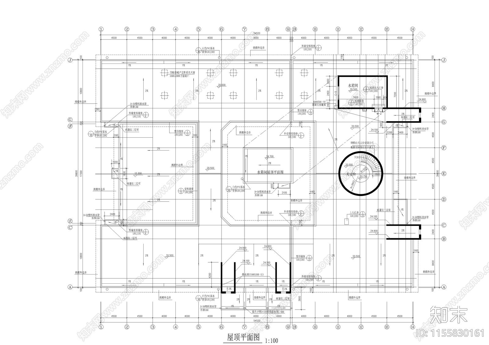 某中学综合楼设计图cad施工图下载【ID:1155830161】
