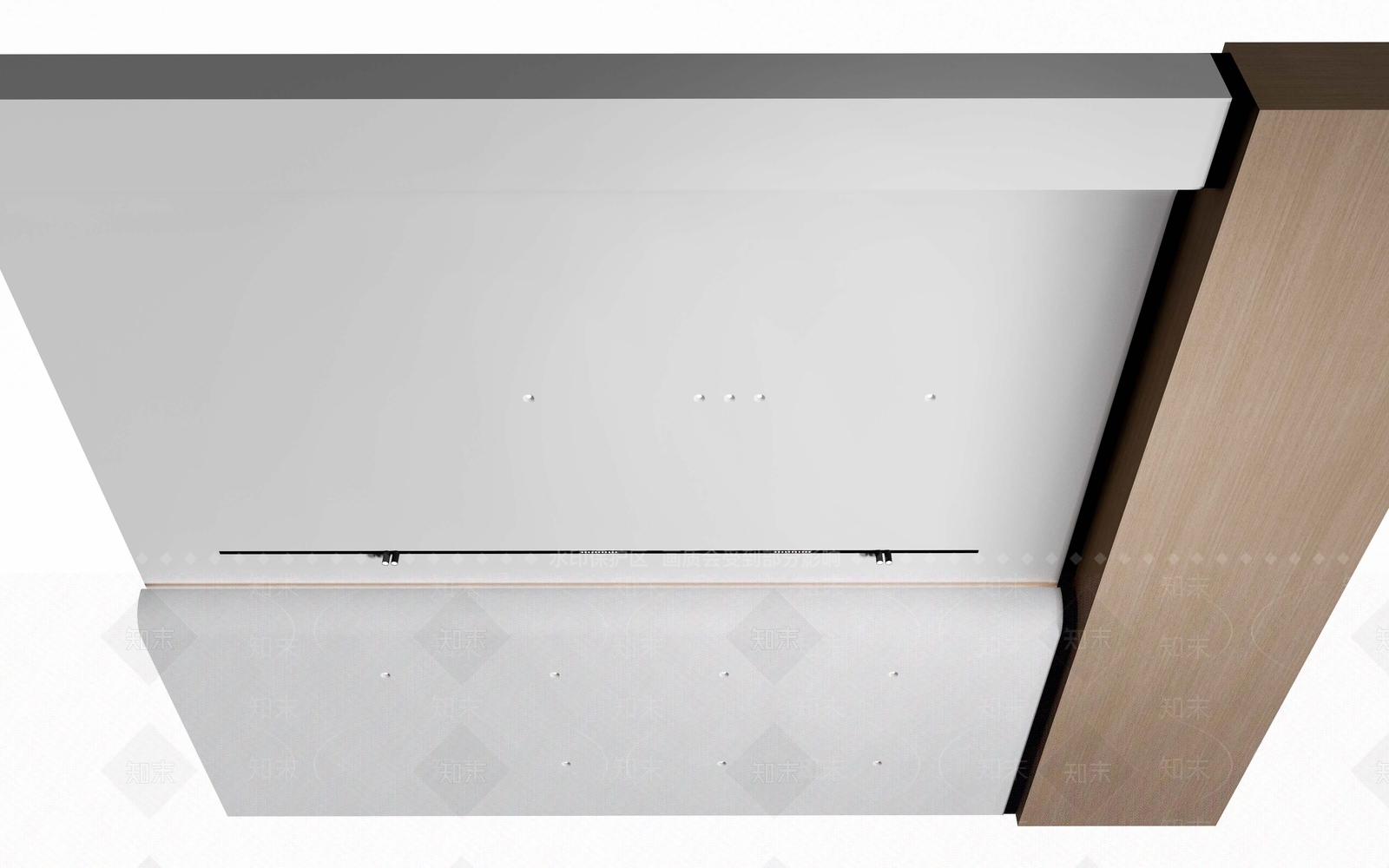 现代客厅吊顶3D模型下载【ID:1155830260】