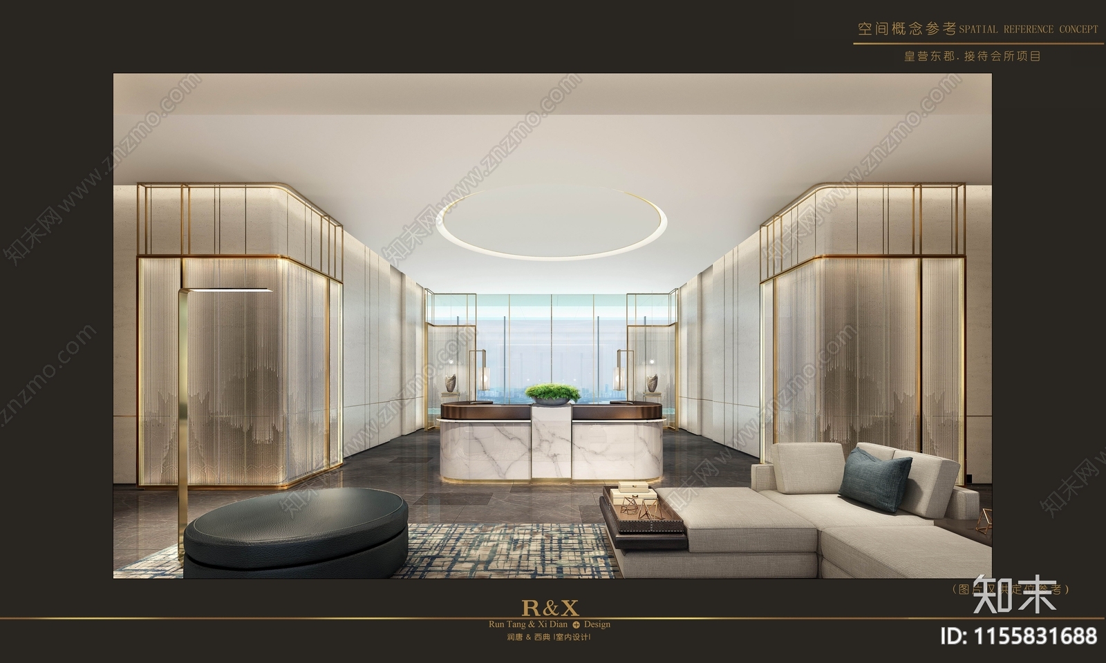 济宁接待会所项cad施工图下载【ID:1155831688】