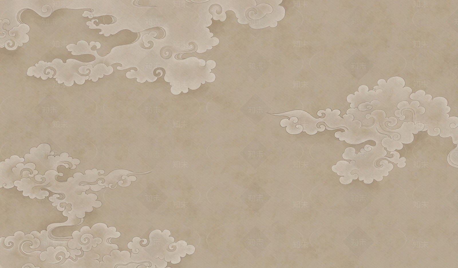 新中式云纹壁纸壁画贴图下载【ID:1155834605】