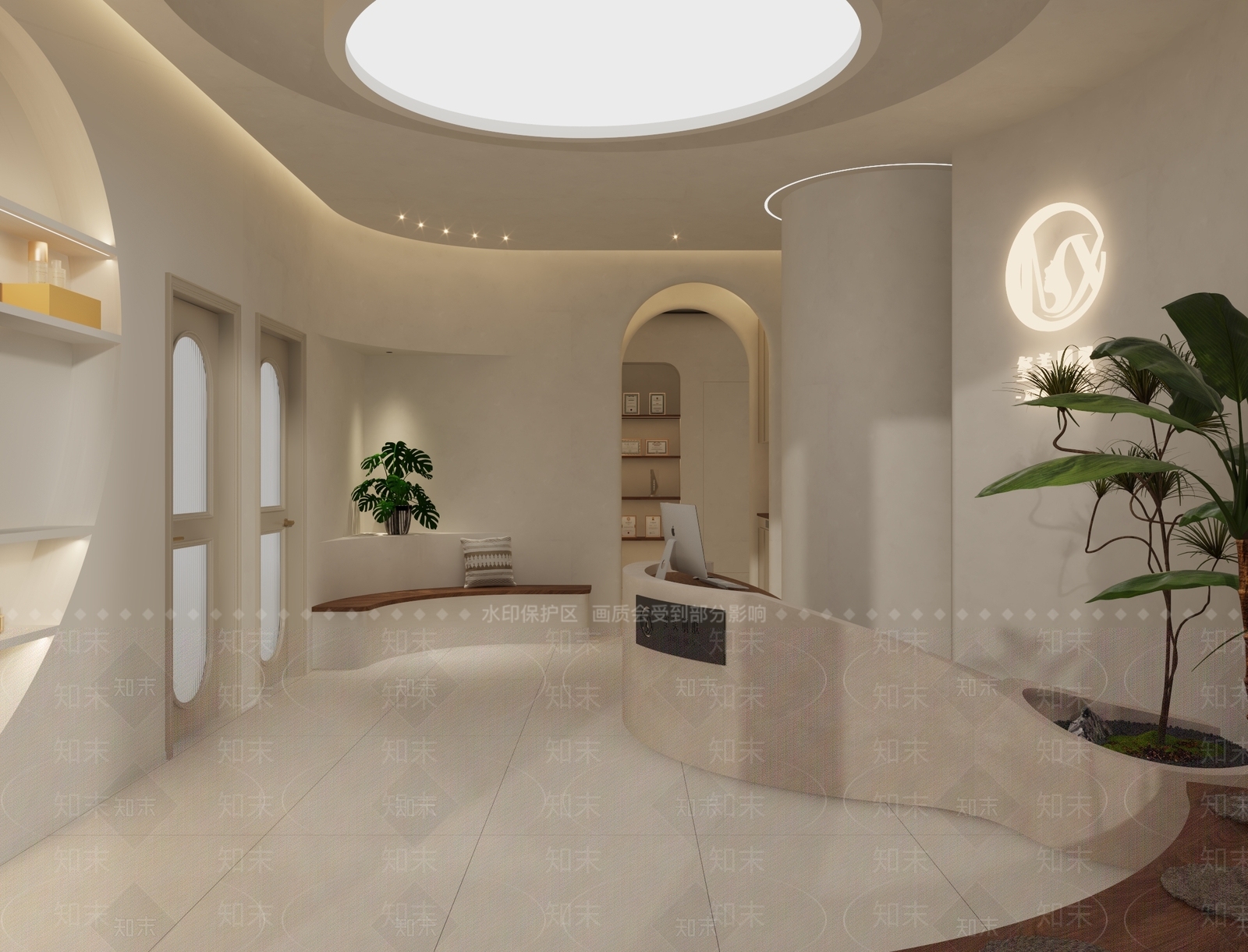 侘寂美容院3D模型下载【ID:1155836542】