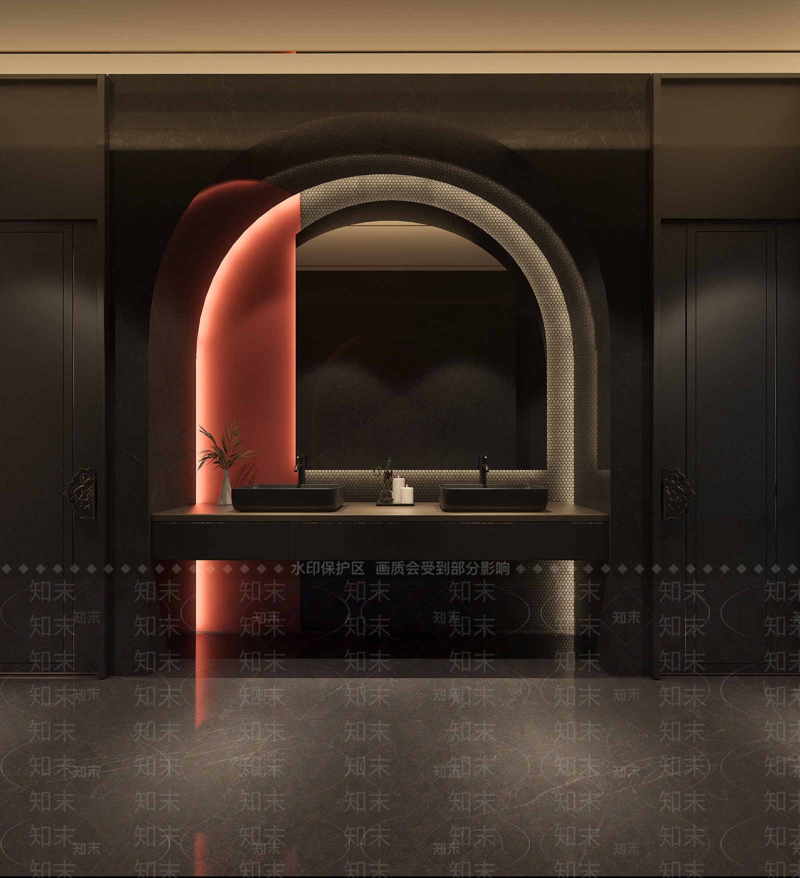 现代公共卫生间3D模型下载【ID:1156020207】