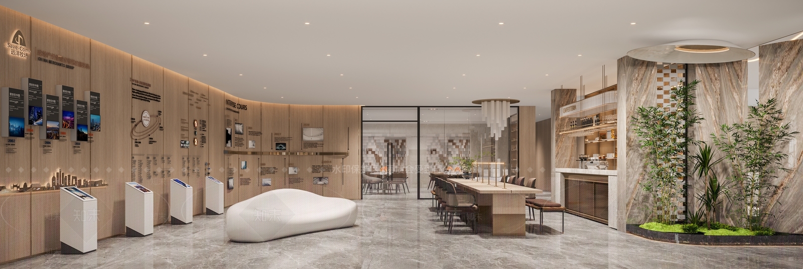 现代休息区3D模型下载【ID:1155843841】