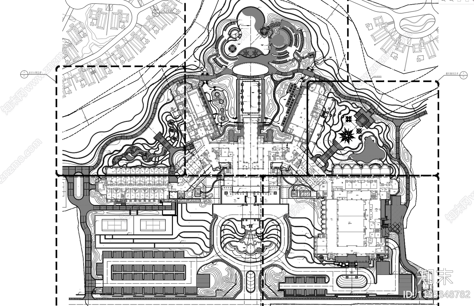 云南嘎洒喜来登度假酒店景观施工图下载【ID:1155848782】