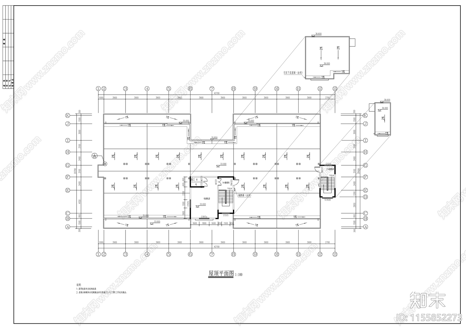 学生宿舍户型cad施工图下载【ID:1155852273】