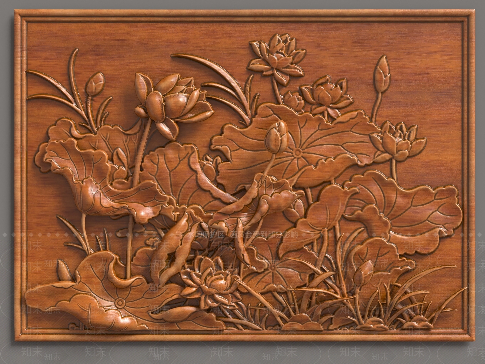 中式浮雕3D模型下载【ID:1155972695】